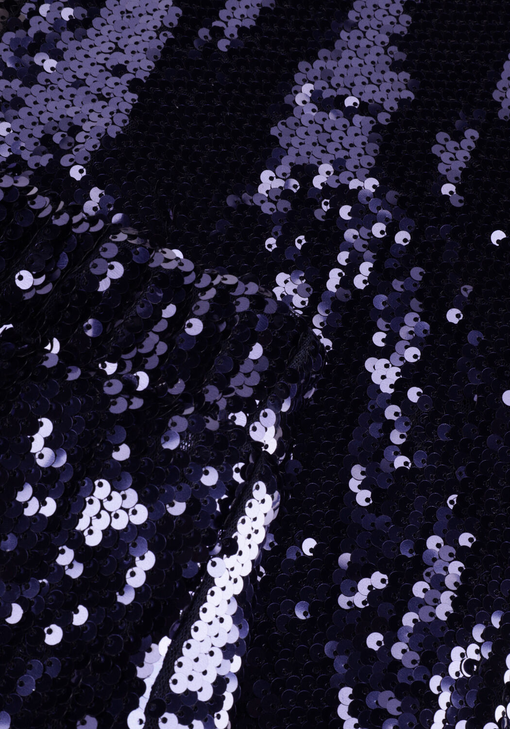 Blaue COLOURFUL REBEL Hose EMY SEQUINS FLARE PANTS - large