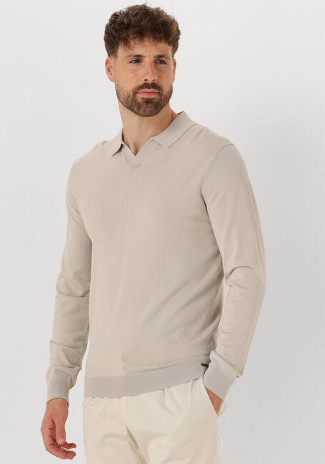 Nicht-gerade weiss GENTILUOMO Pullover POLO NO BUTTON LS K2039-260 - large
