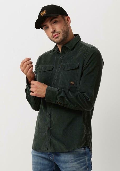Grüne PME LEGEND Overshirt LONG SLEEVE SHIRT FINE CTN CORDUROY - large