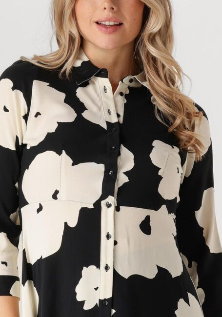 Schwarze Y.A.S. Maxikleid YASSAVANNA LONG SHIRT DRESS S. - large