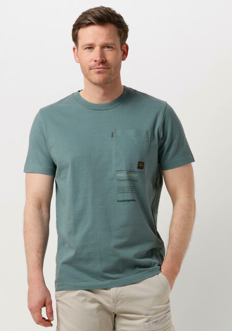 Grüne PME LEGEND T-shirt SHORT SLEEVE R-NECK PLAY SINGLE JERSEY - large