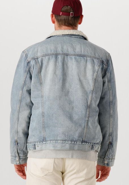Hellblau LEVI'S Jeansjacke TYPE 3 SHERPA TRUCKER - large