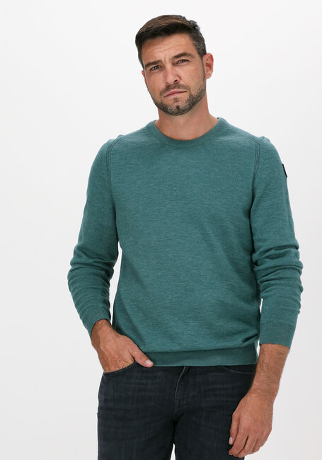 Grüne VANGUARD Pullover R-NECK COTTON SLUB - large