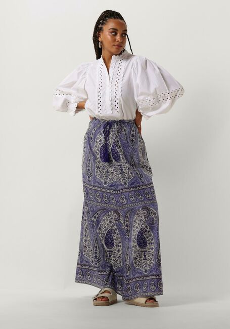 Blaue ANTIK BATIK Maxirock TAJAR SKIRT - large