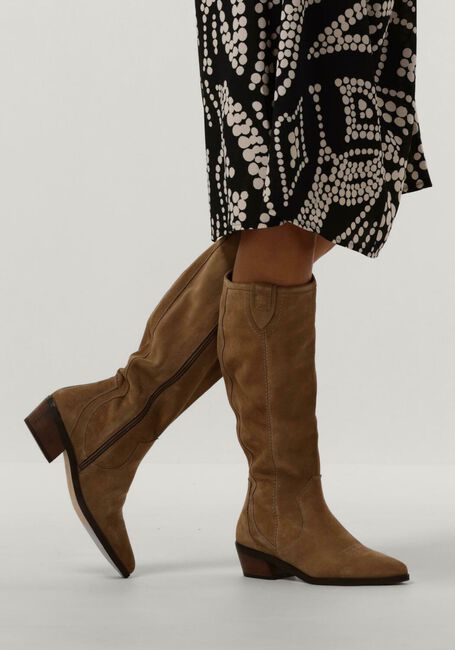 Taupe NOTRE-V Hohe Stiefel 18051 - large