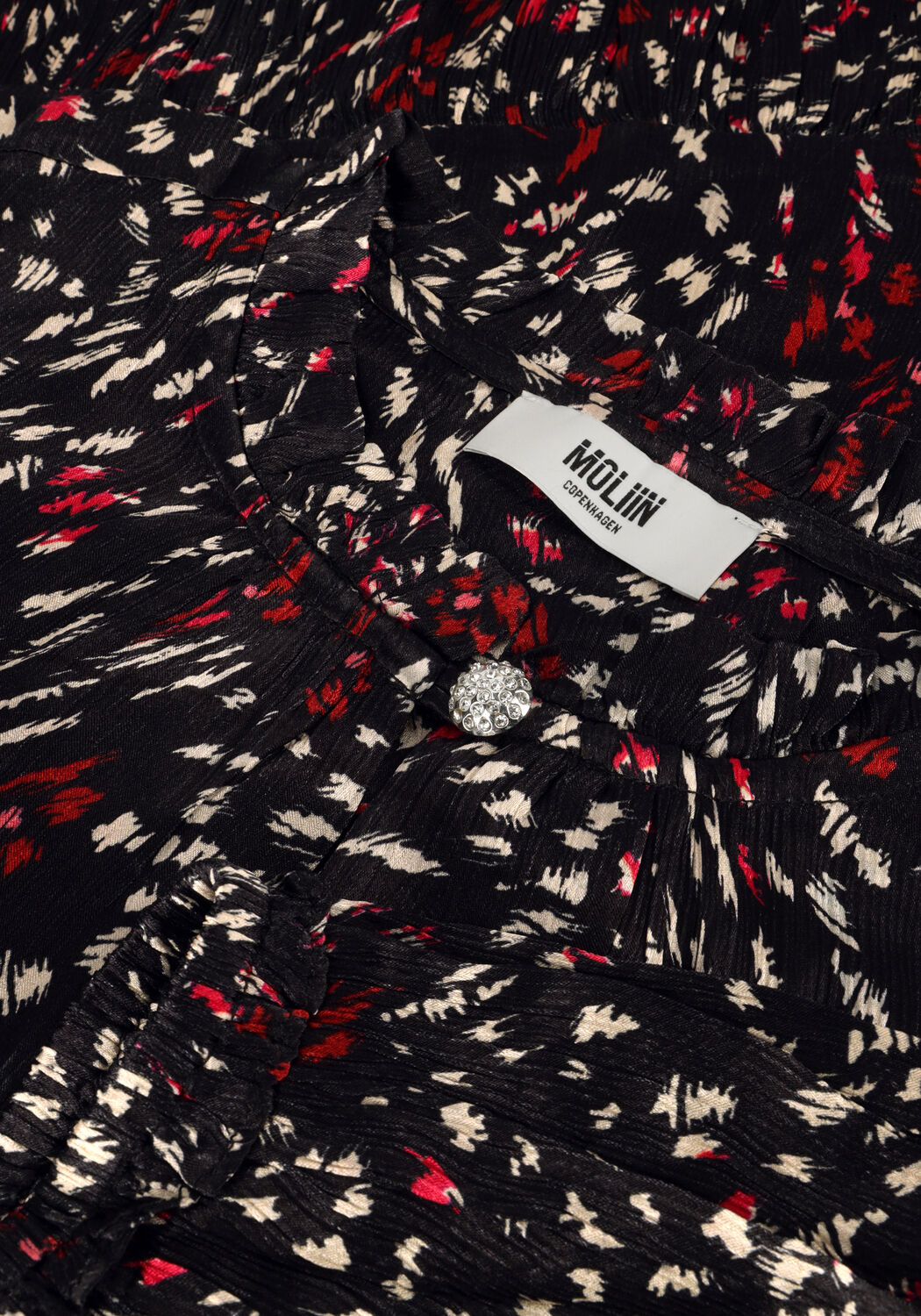 Schwarze MOLIIN Minikleid HANNE - large