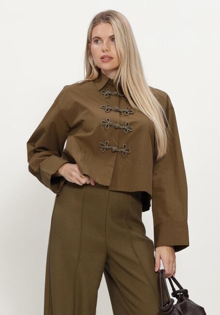 Gr&uuml;ne Y.A.S. Blusen YASLEEMA FROG LS SHIRT S. - large