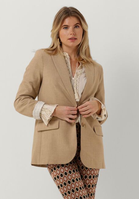 Braune SUMMUM Blazer BLAZER MELANGE - large