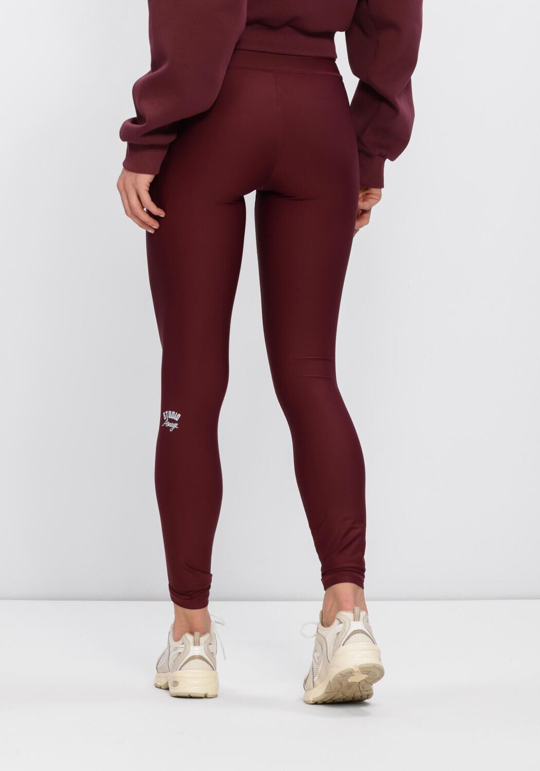 Bordeaux STUDIO AMAYA Hosen CORE LEGGING - BORDEAUX - large