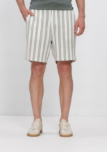Ecru ANERKJENDT Kurze Hose AKJAN STRUC STRIPE2 SHORT - large