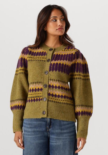 Grüne ANTIK BATIK Pullover MOHI CARDIGAN - large