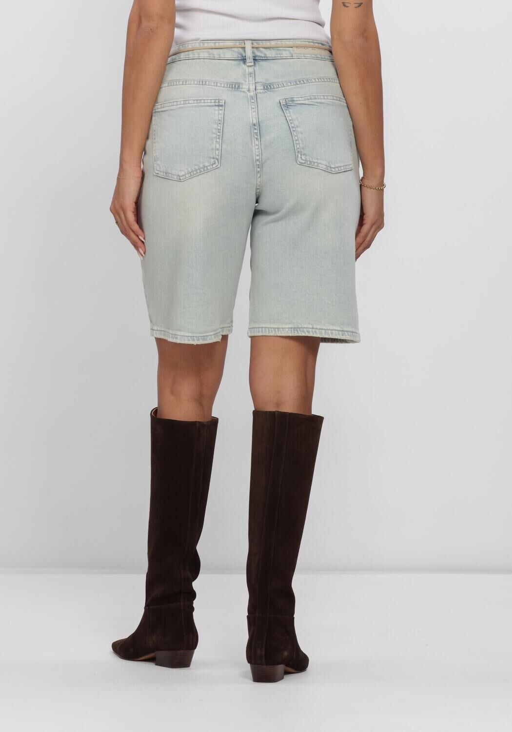 Blaue CIRCLE OF TRUST Kurze Hosen JONA LONG SHORT DNM - large