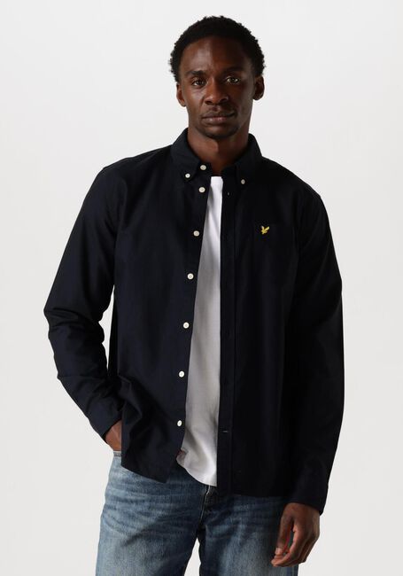 Dunkelblau LYLE & SCOTT Casual-Oberhemd PLAIN OXFORD SHIRT - large