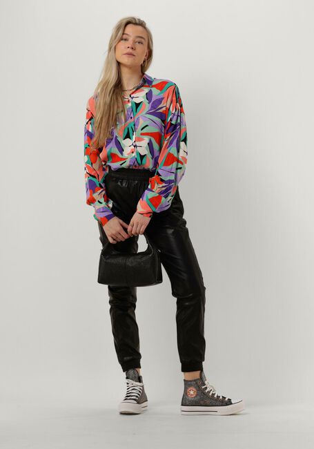 Mehrfarbige/Bunte COLOURFUL REBEL Bluse TALIA BIG FLOWER OVERSIZED BOYFRIEND BLOUSE - large