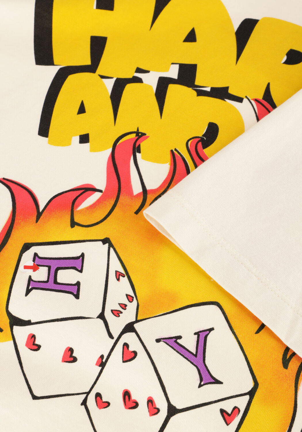 Wei&szlig;e HARPER & YVE Top ROLLTHEDICE-SS - large