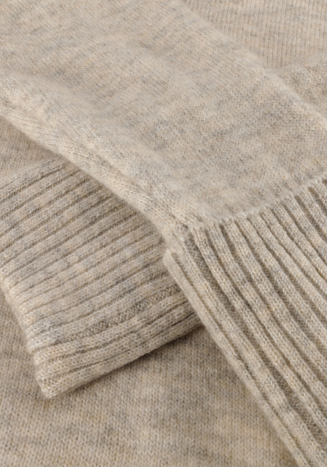 Ecru WITHBLACK Pullover WBLALVA LONG ROLL NECK SWEATER - large