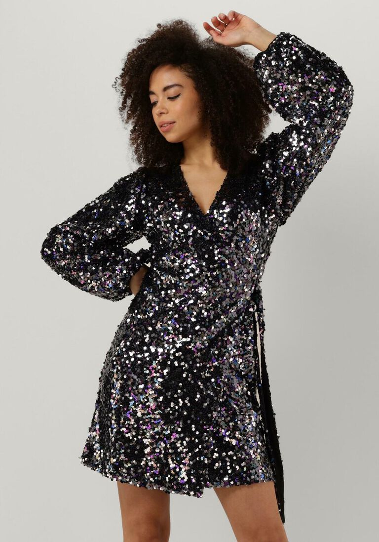 schwarze notre-v minikleid nv-bing party dress