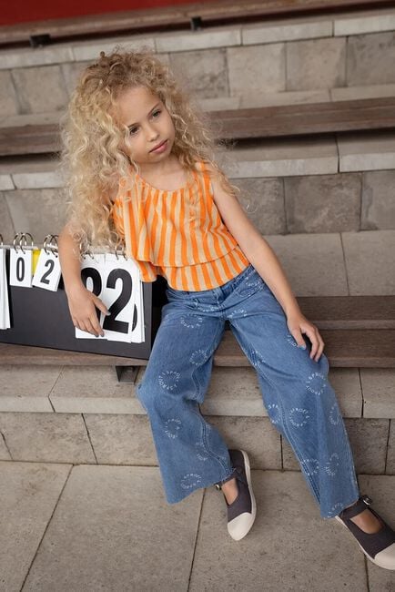 Hellblau Sproet & Sprout Wide jeans DENIM FLARED PANTS - large