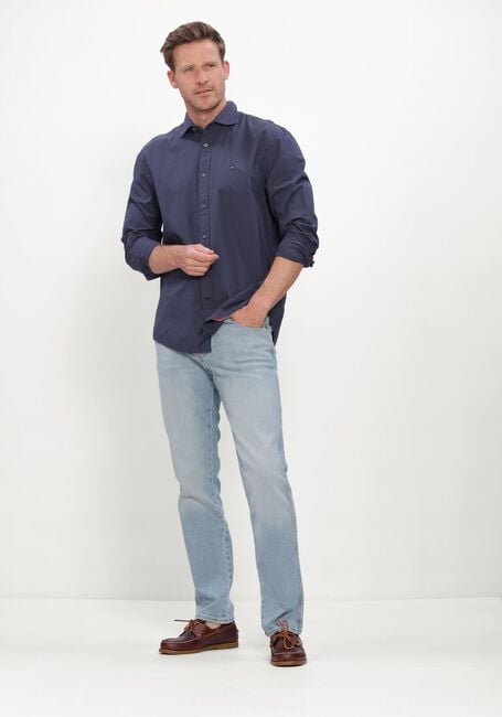 Dunkelblau TOMMY HILFIGER Casual-Oberhemd GMD POPLIN SEMI SPREAD RF SHT - large