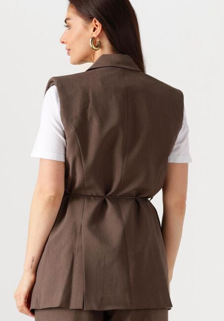 Braune Y.A.S. Blazer YASSHIMMA WAISTCOAT - large