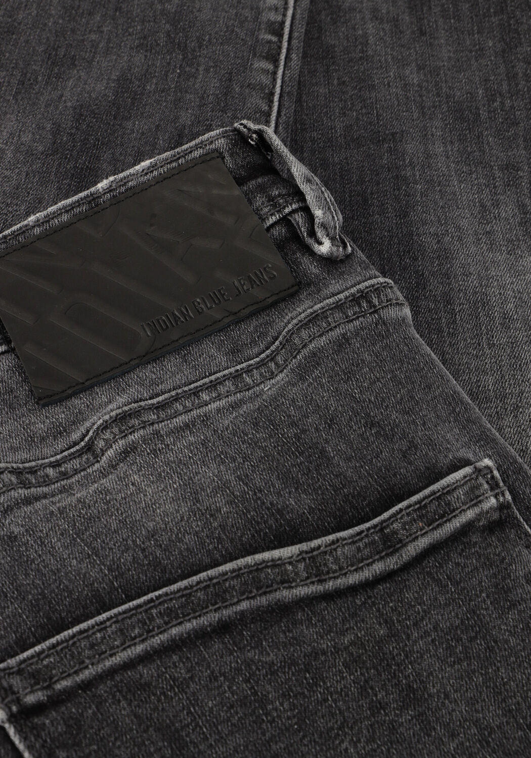 Anthrazit INDIAN BLUE JEANS Slim fit jeans 2555 WIDE STRAIGHT BLACK JEANS - large