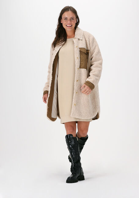 Beige OBJECT Teddy-Jacke LOGAN TEDDY SHACKET - large