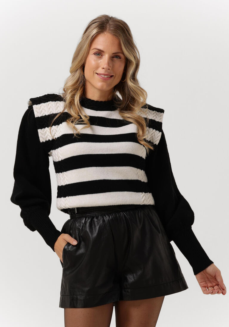 schwarze notes du nord pullover ena sweater