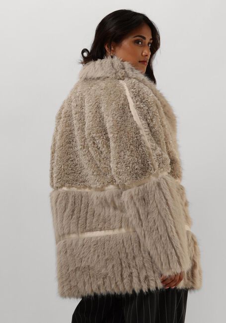 Ecru BEAUMONT Fake-Fur-Jack KAIA - large