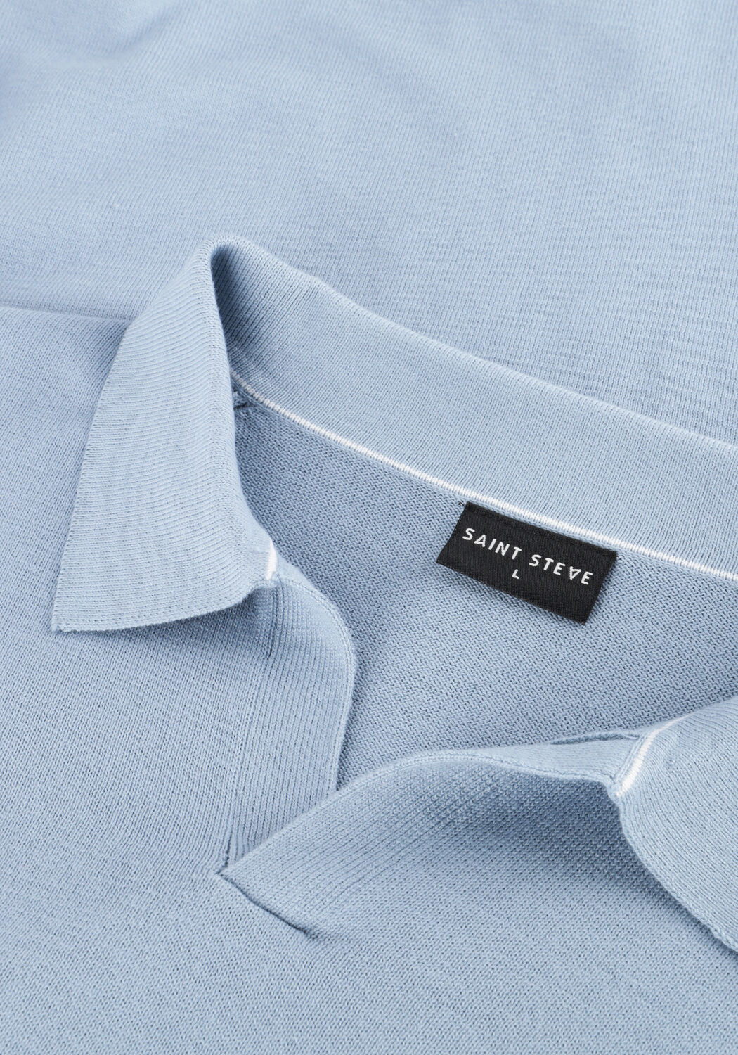 Hellblau SAINT STEVE Polo-Shirt SEAN - large