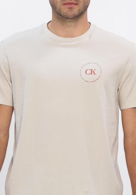 Sand CALVIN KLEIN T-shirt 30S EU WHOLESALE JEANS GRAPHICS - large