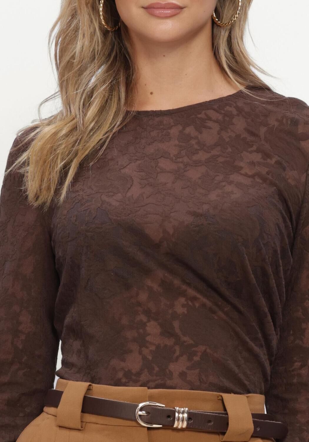 Braune MSCH COPENHAGEN Top MSCHBRIGETTA TOP - large