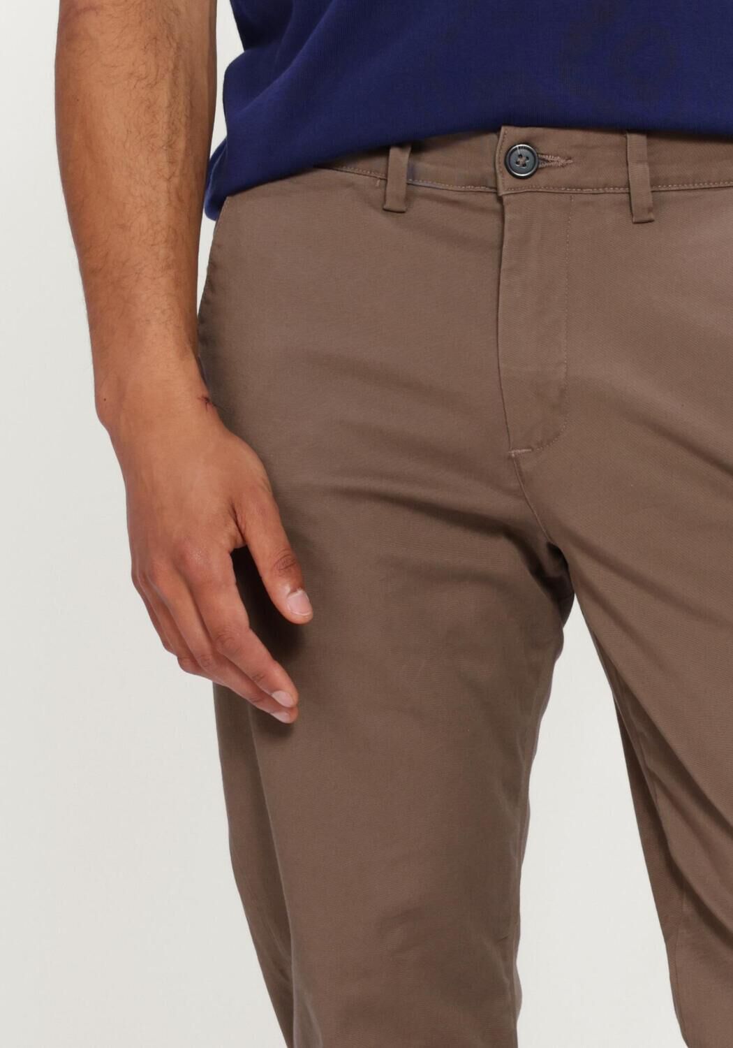 Braune SELECTED MEN Hose SLH175-SLIM NEW MILES FLEX PANT NOOS - large