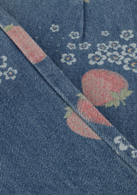 Blaue KONGES SLOJD Lange Hosen MAGOT FRILL PANTS - large