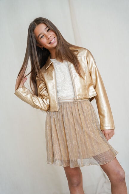 Goldfarbene LIKE FLO Jack ANNEMEI FLO JACKET - large