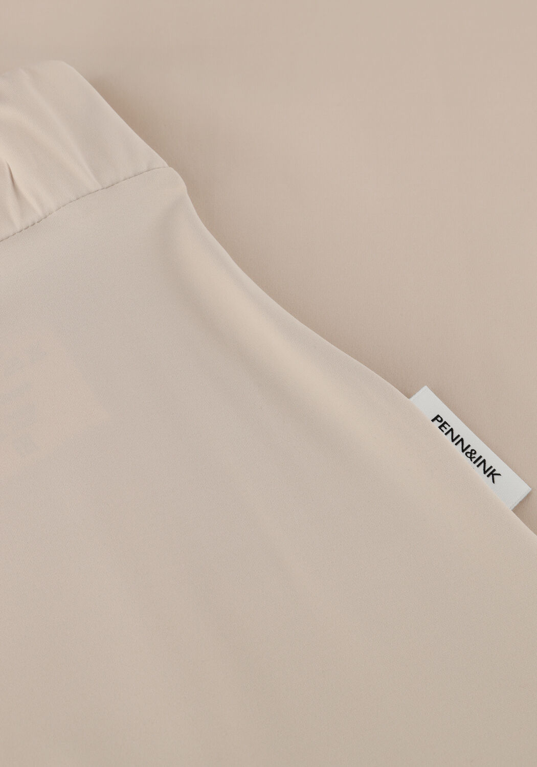 Beige PENN & INK Midirock SKIRT - large