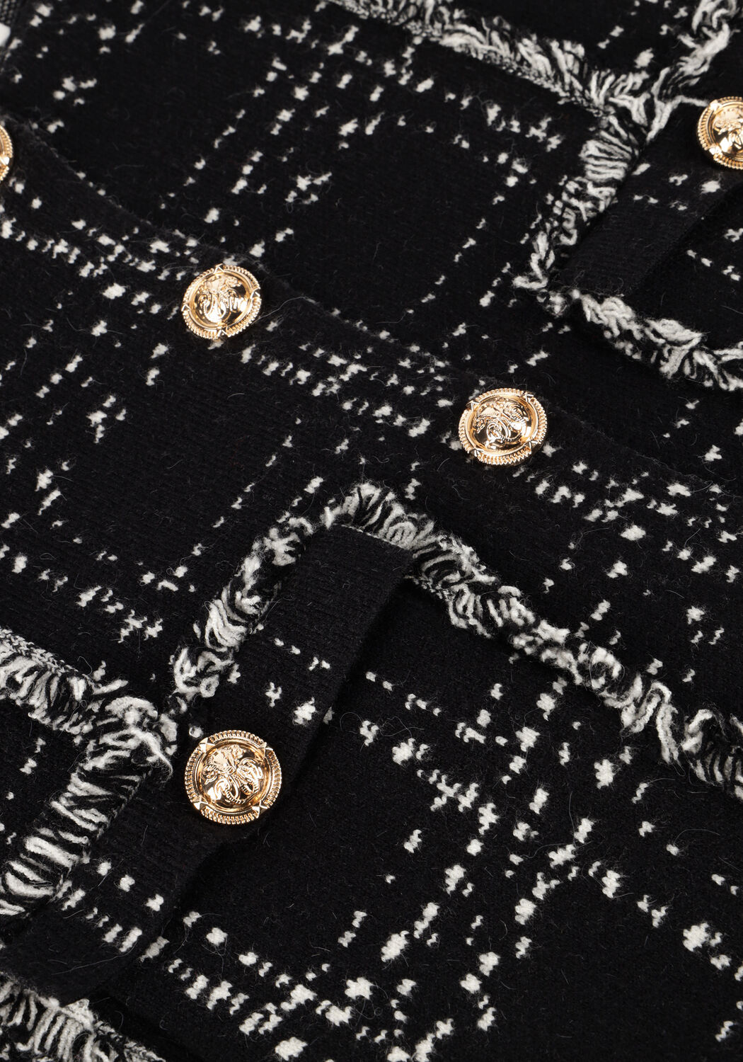 Schwarze SILVIAN HEACH Strickjacke CARDIGAN SALONIKO - large