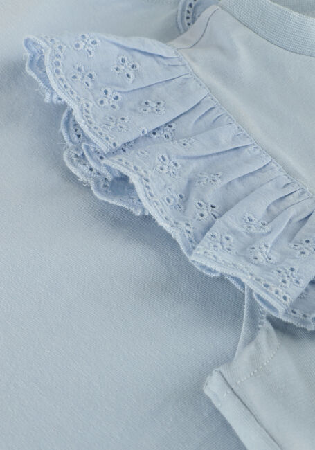 Blaue DAILY7 Top T-SHIRT RUFFLE - large