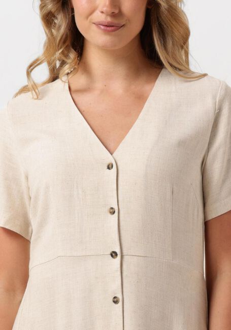 Beige Y.A.S. Maxikleid YASBINA SS ANKLE DRESS - large