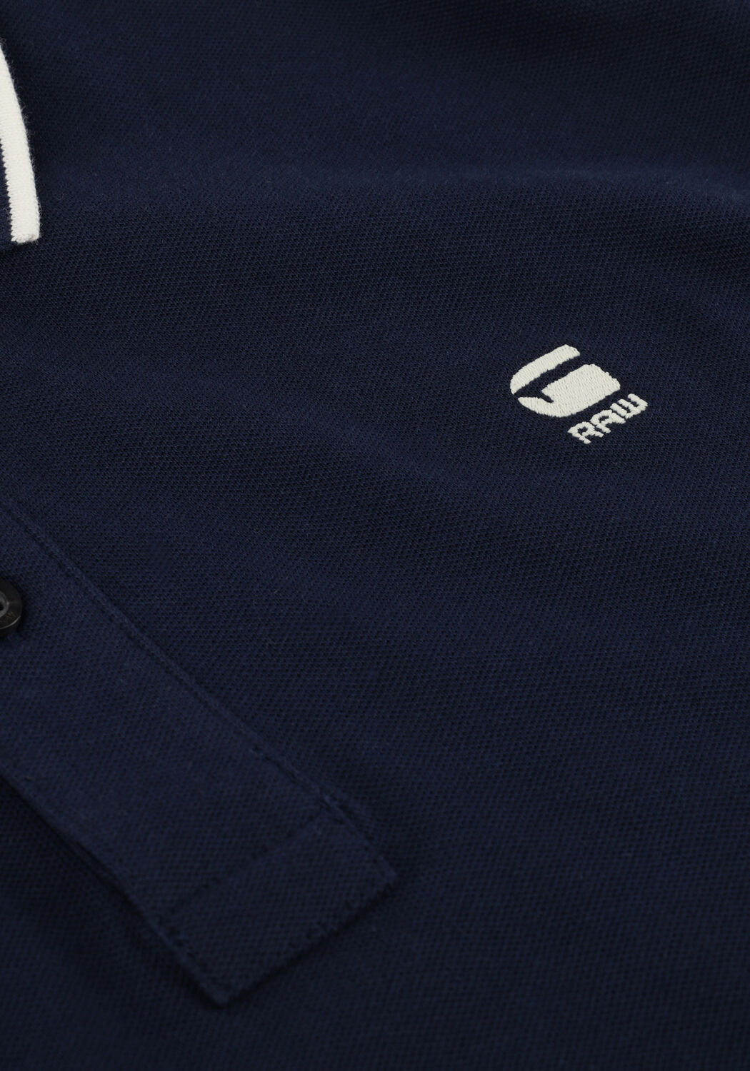 Blaue G-STAR RAW Polo-Shirt DUNDA SLIM STRIPE POLO S/S - large