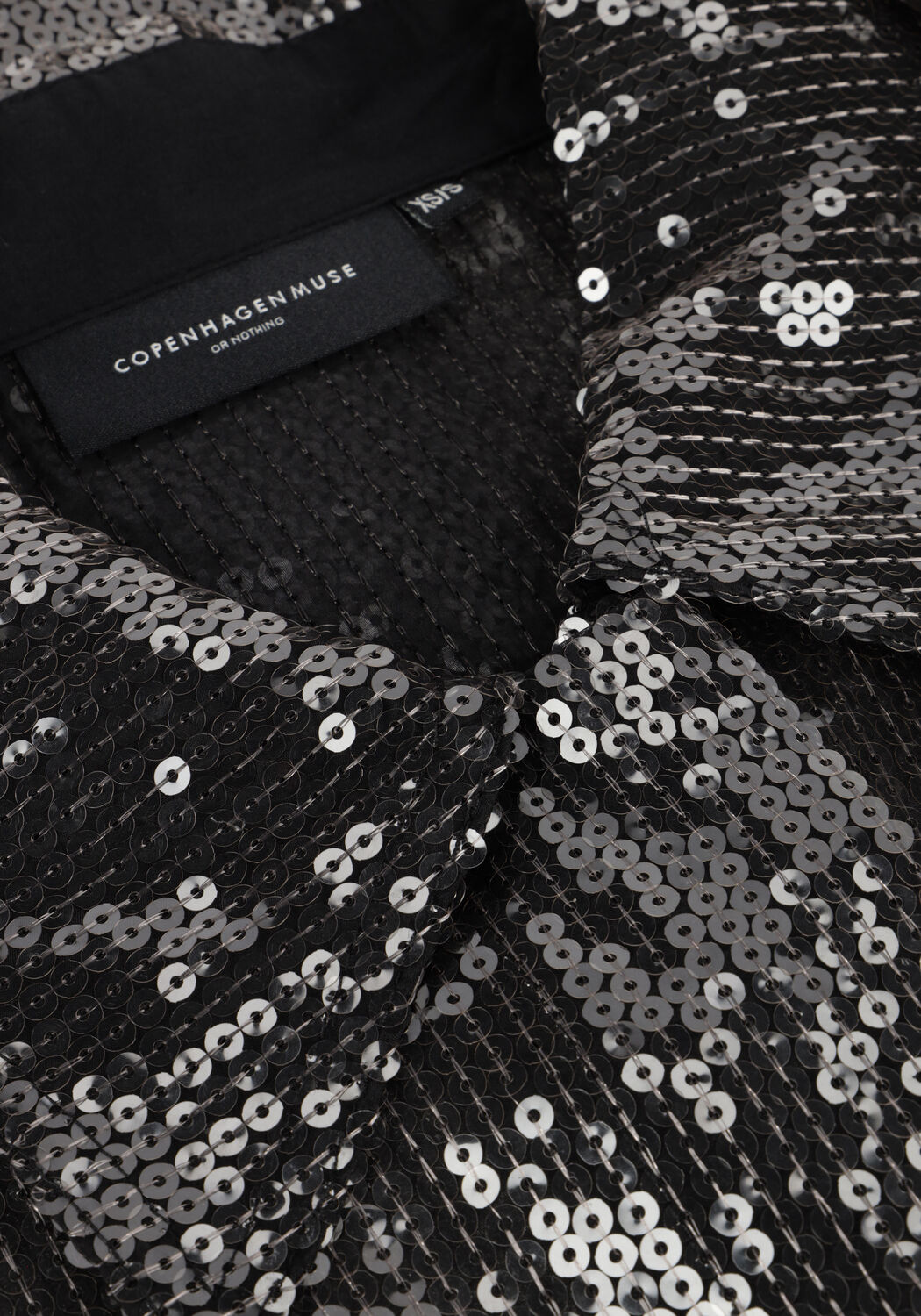 Silberne COPENHAGEN MUSE Blusen CMTRUCKER-JACKET - large