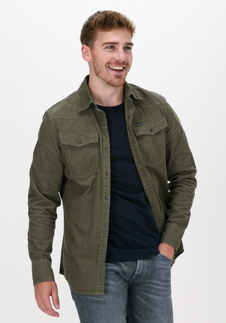 Olive G-STAR RAW Casual-Oberhemd C436 - ESPER CORDUROY RFD- 330 - large