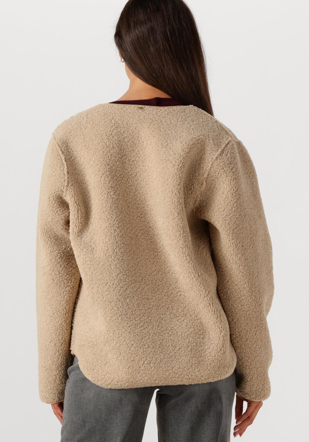 Beige CIRCLE OF TRUST Teddy-Jacke BECKY JACKET - large