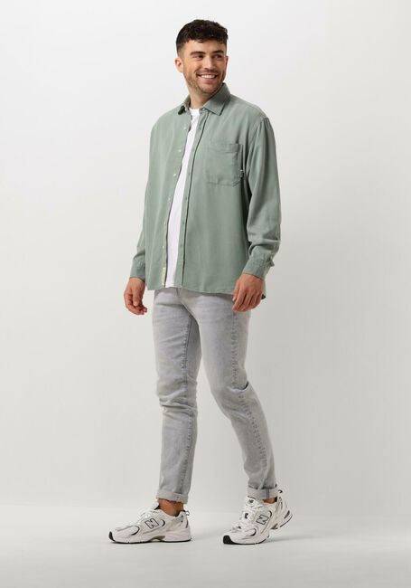 Grüne WOODBIRD Casual-Oberhemd WBYUZO TENCEL SHIRT - large