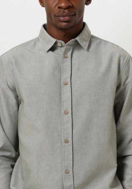Olive ANERKJENDT Casual-Oberhemd AKLOUIS L/S LINEN SHIRT - large