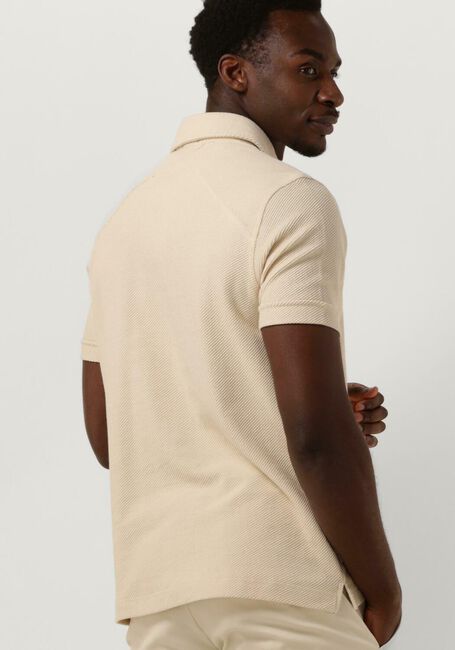 Beige CAST IRON Polo-Shirt SHORT SLEEVE POLO TWILL - large