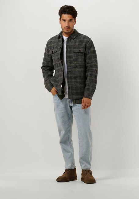 Dunkelgrün ANERKJENDT Overshirt AKLION CHECK OVERSHIRT - large