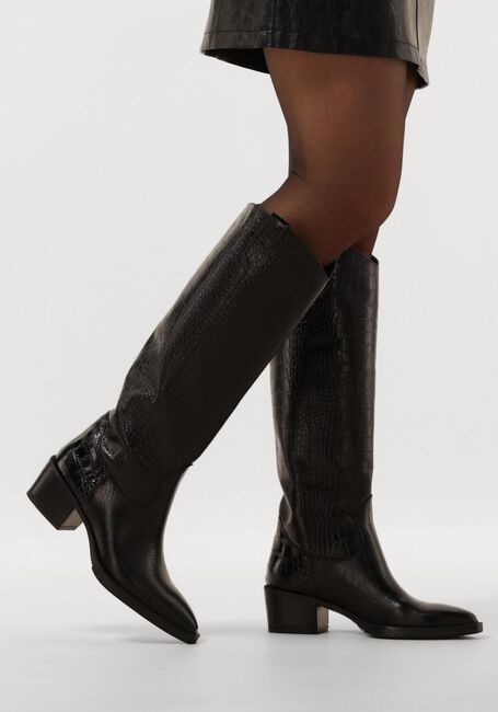 Schwarze BLASZ Hohe Stiefel 35 - large