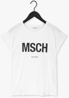 Weiße MSCH COPENHAGEN T-shirt ALVA ORGANIC MSCH STD TEE