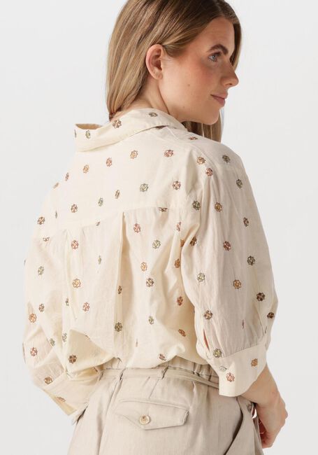 Ecru SUMMUM Blusen 3/4 SLEEVE BLOUSE TOP LINEN - large
