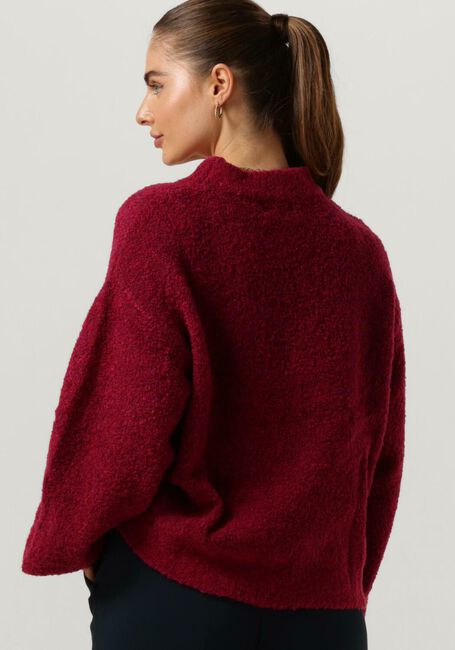 Rote NOTRE-V Pullover NV-CLARICE BOUCLE KNIT BLOUSE - large